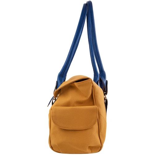 Женская сумка саквояж Laskara желтая (LK-10250-yellow): Тип Сумки