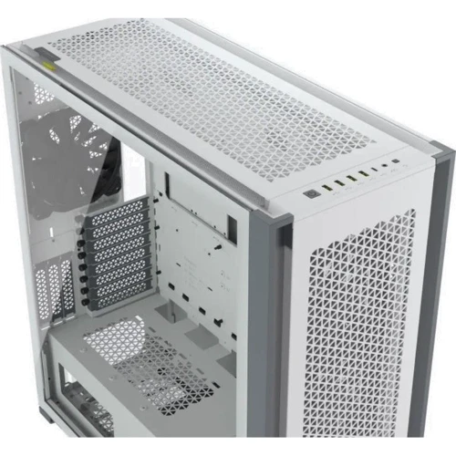 Корпус Corsair 7000D AIRFLOW White (CC-9011219-WW): Материал передней панели сталь