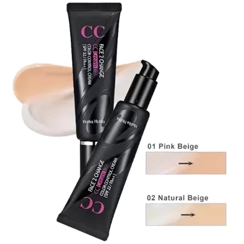 Holika Holika Face 2 Change CC Cream SPF32 CC-крем теплий коригувальний 50 ml: Ступінь захисту SPF 32