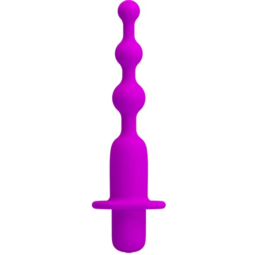 Анальная цепочка с вибрацией Pretty Love Hermosa Anal Beads Purple