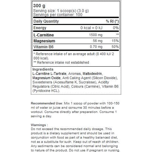 Жироспалювач Olimp L-Carnitine Xplode 300g (100 servings) Cherry: Стать унісекс