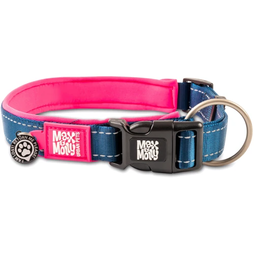 Нашийник для собак Max & Molly Urban Pets Smart ID Collar - Matrix Pink/XS 22-35 см (4894512016910)