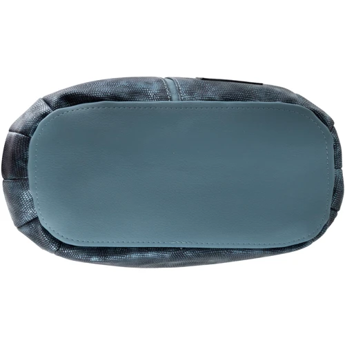 Женская сумка тоут Laskara голубая (LK-10244-party-blue): Фактура Под змею, Матовая