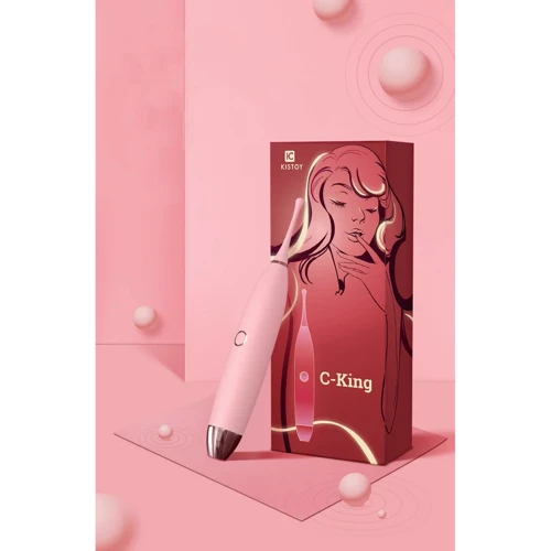 Клиторальный вибратор KisToy C-King Pink