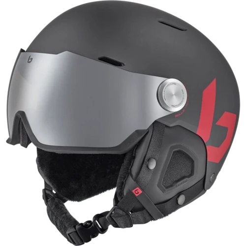 Гірськолижний шолом Bolle Might Visor OS 32112 Black Matte (MIGHT VISOR)