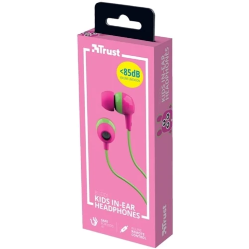 Наушники Trust Buddi Kids Mic Pink (23420): Диапазон частот (Гц) 20-20000