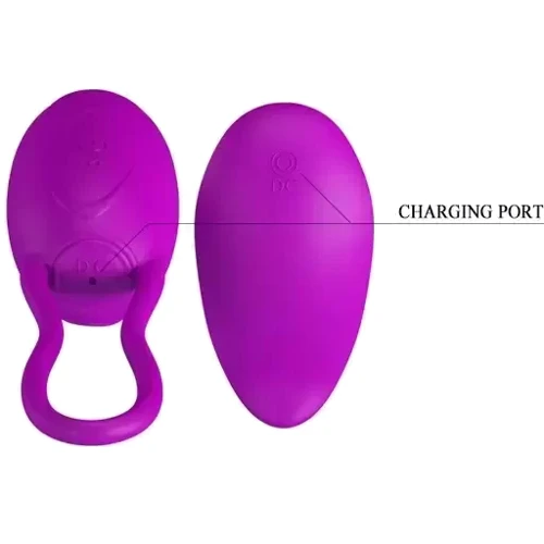 Виброяйцо с дистанционным управлением Pretty Love - DAVE 12 Functions USB, BI-014237