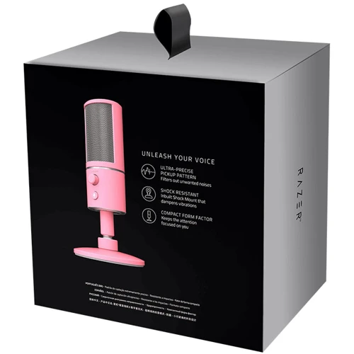Микрофон Razer Seiren X Quartz (RZ19-02290300-R3M1): Способ подключения проводной