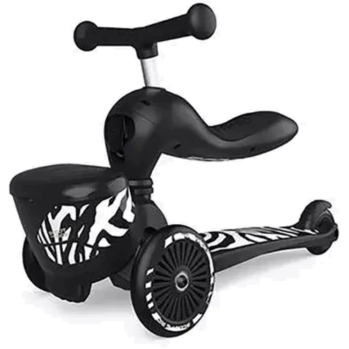 Самокат Scoot and Ride Highwaykick-1 Lifestyle Зебра (SR-210621-ZEBRA): Тип тормоза ножной