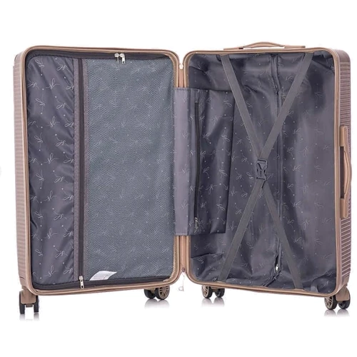 Чемодан Semi Line 24" (M) Champagne шампань (T5666-4): Тип ручки Телескопическая ручка, Короткая ручка