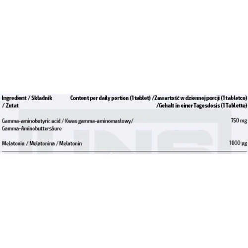 Аминокислота для спорта UNS x10 Gaba Plus 90 tablets: Вкус Без вкуса