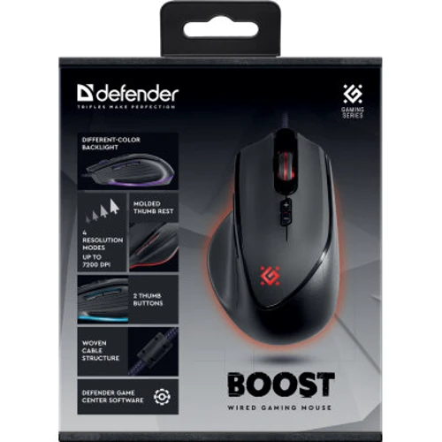 Мышь Defender Boost GM-708L USB Black (52708) фото 10