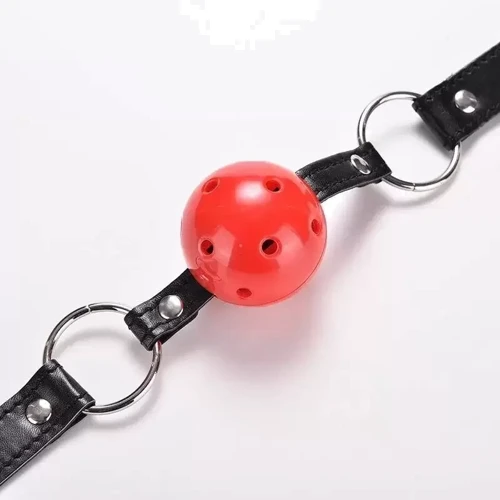 Кляп шар Plastic RED, SKN-KK01