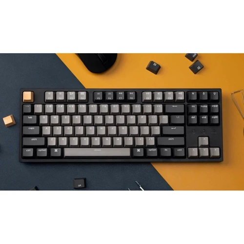 Клавиатура Keychron C1 Pro 87 Key QMK/VIA K pro Red EN/UKR White Led Black (C1PK1_KEYCHRON) фото 7