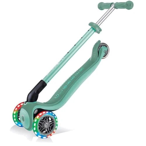 Самокат Globber Primo Foldable Plus Lights Mint (мятный) фото 13