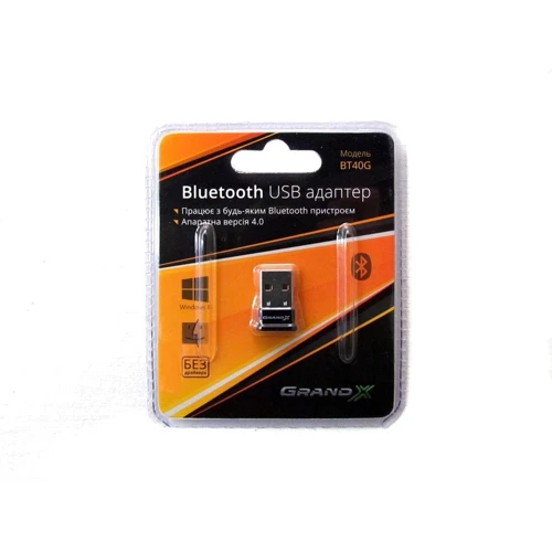 Аксессуар для ноутбуков Bluetooth адаптер Grand-X BT40G: Производитель Grand-X