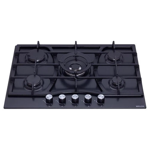 Варочная поверхность газовая WEILOR GM W714 BL: Рабочая поверхность эмаль