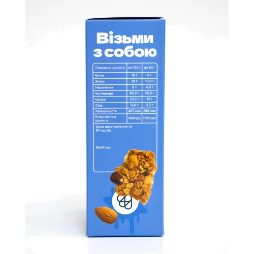 Кранч гранолу Bee Granola карамель-кокос 60 г