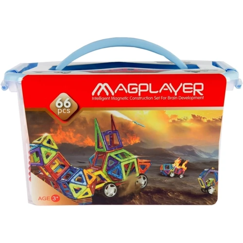 Магнитный констуктор MagPlayer 66 эд. (MPT-66): Рекомендуемый возраст от 3 лет