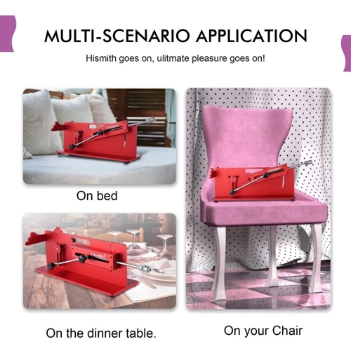 Смарт секс-машина Hismith Table Top 2.0 Pro APP Red, настольная версия