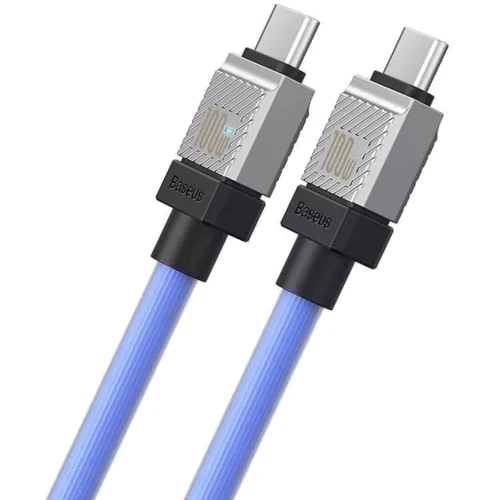 Кабель Baseus Cable USB-C to USB-C CoolPlay Series Fast Charging 100W 2m Blue (CAKW000303): Длина 2 м