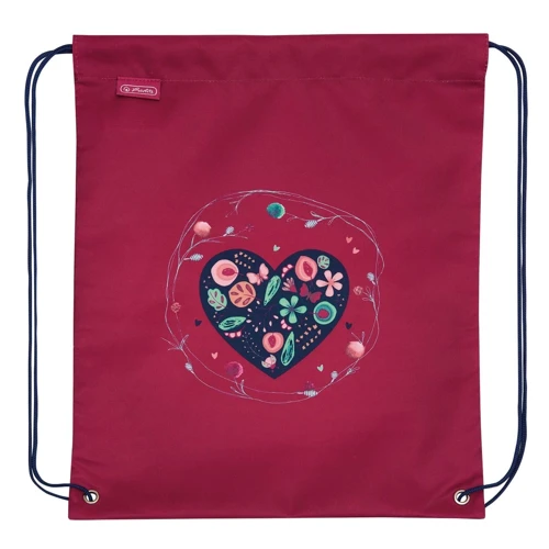 Ранець шкільний укомплектований Herlitz MIDI PLUS Heart вишивка (50025664) фото 10