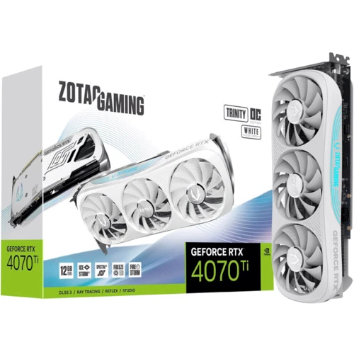 Відеокарта ZOTAC GAMING GeForce RTX 4070 Ti Super Trinity OC White Edition 16GB GDDR6X (ZT-D40730Q-10P)