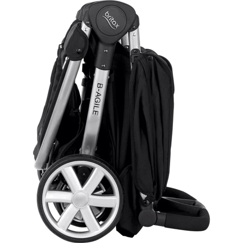 Прогулочная коляска BRITAX-ROMER B-AGILE DOUBLE Cosmos Black: Ширина шасси 77.5 см