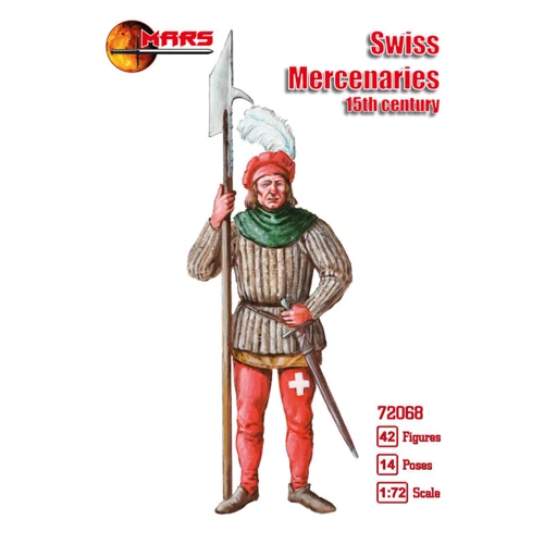 Набор фигурок Mars Figures Швейцарские наемники 15 век (MS72068)