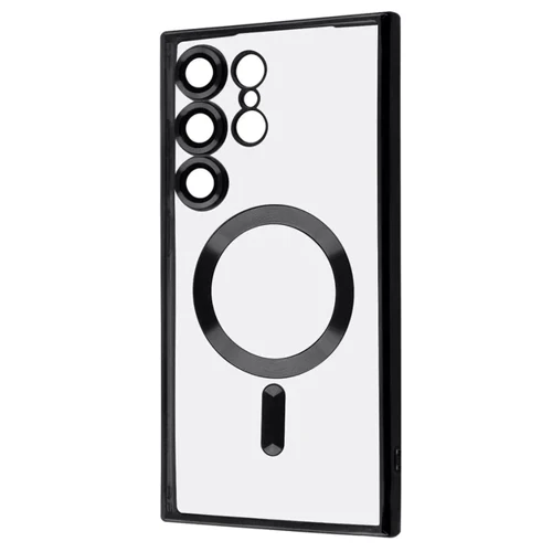 Аксессуар для смартфона WAVE Metal Color Case with Magnetic Ring Black for Samsung S918 Galaxy S23 Ultra