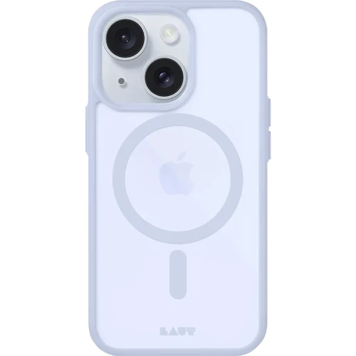Чехол для iPhone LAUT HUEX PROTECT MagSafe Light Blue (L_IP23C_HPT_LB) for iPhone 15 Plus: Цвет голубой