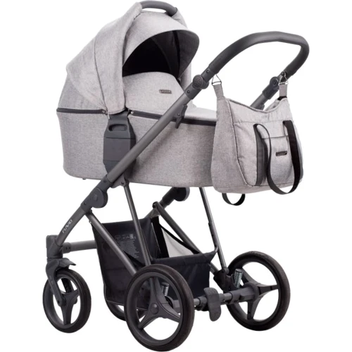 Детская коляска 2 в 1 Bebetto FLAVIO 04 light gray: Возможность установки люльки опция