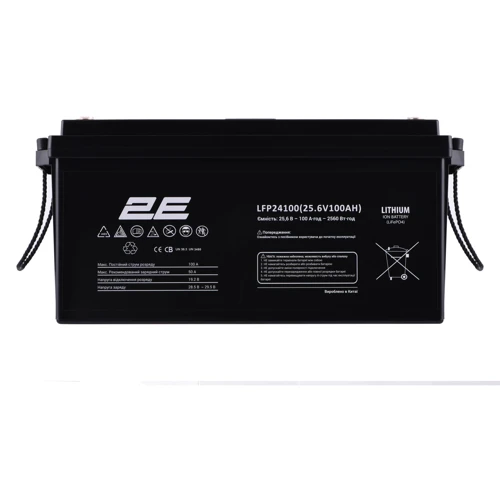 Аккумуляторная батарея 2E LFP24 24В, 100А UA
