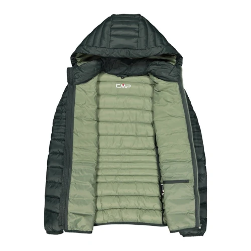 Куртка CMP Woman Jacket Snaps Hood 30K3666-F962 46 (38) зеленая демисезон с капюшоном: Страна производитель Китай