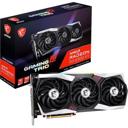 Видеокарта MSI Radeon RX 6900 XT GAMING Z TRIO 16G: Тип памяти GDDR6