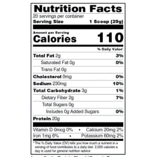 Протеїн Rule 1 Plant Protein 580 g /20 servings/ Frozen banana: Вид Горохові