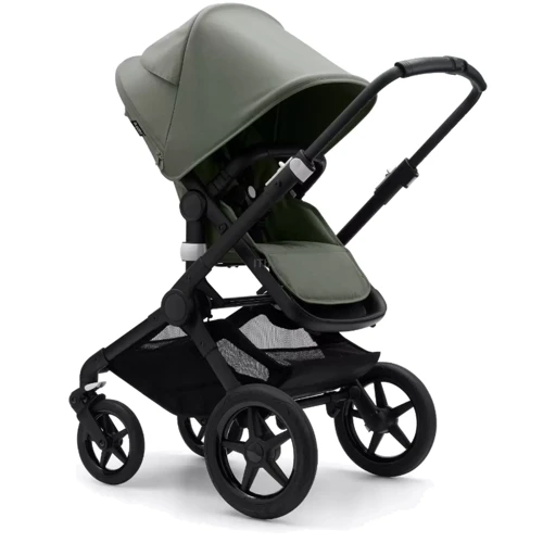 Универсальная коляска 2 в 1 Bugaboo Fox 3 Black - Forest Green: Материал колес полиуретан