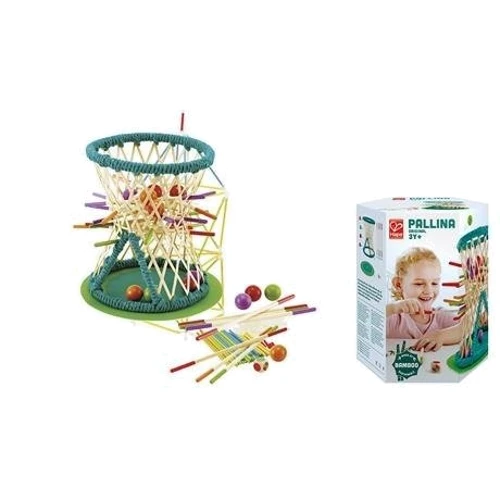 Головоломка з бамбука Hape Pallina з кульками (E5522) фото 6