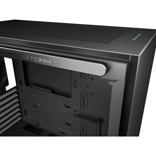 Корпус DeepCool Macube 310P Black: Матеріал передній панелі сталь