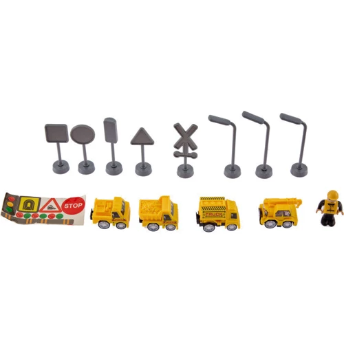 Ігровий набір ZIPP Toys Міський експрес електрична залізниця, 92 деталі, жовтий