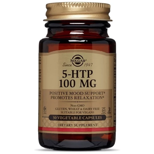 Solgar 5-HTP 100 mg 30 Vegetable Capsules