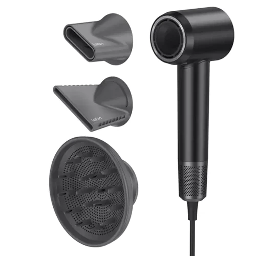 Фен Laifen Swift Special High Speed ​​з іонізацією, 3 насадки, Matte Black: Потужність, Вт 1600