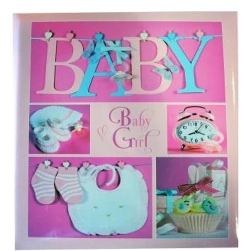 Альбом EVG 20sheet Baby collage Pink w/box