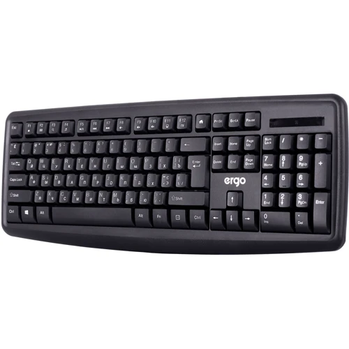 Клавиатура Ergo K-260 USB Black (K-260USB): Интерфейс подключения USB