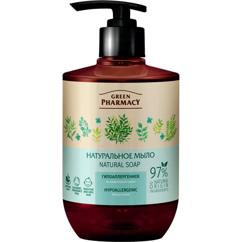

Green Pharmacy Натуральное мыло Гипоаллергенное 460 ml