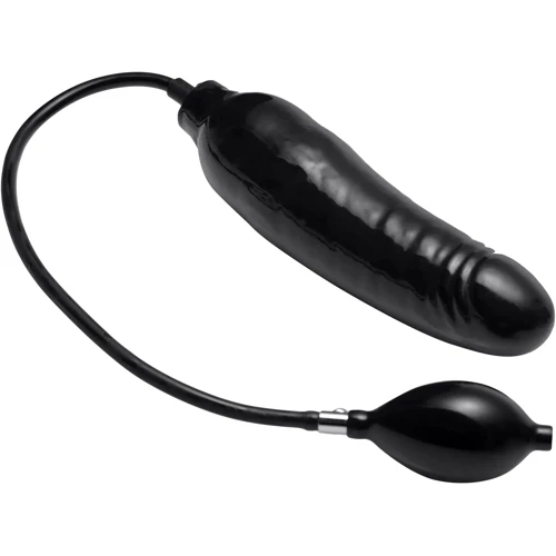 Надувной фаллоимитатор Master Series Primal Inflatable Dildo (черный)