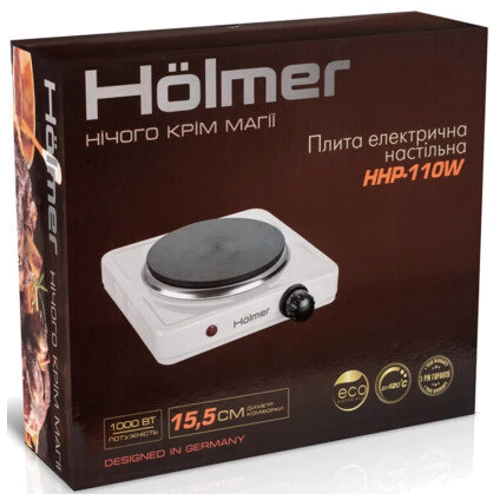 Настільна плита Holmer HHP-110W фото 6