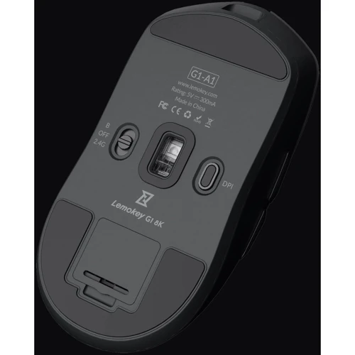 Мишка Lemokey G1 Black (G1-A1): Тип сенсора оптический