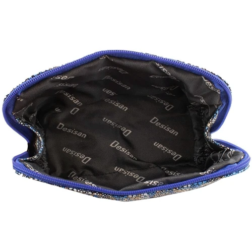 Женская косметичка Desisan голубая (SHI1-416): Тип ручки Короткая ручка