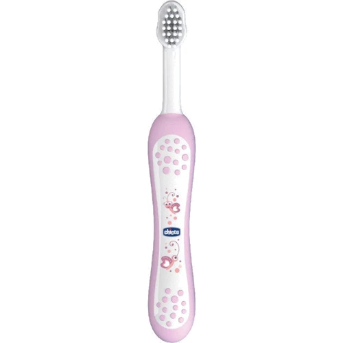 Chicco Зубная щетка розовая